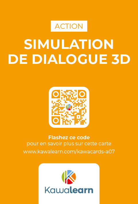 Verso Kawacards Simulation de Dialogue 3D A07