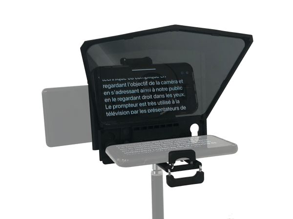 Prompteur fonctionnant avec un smartphone