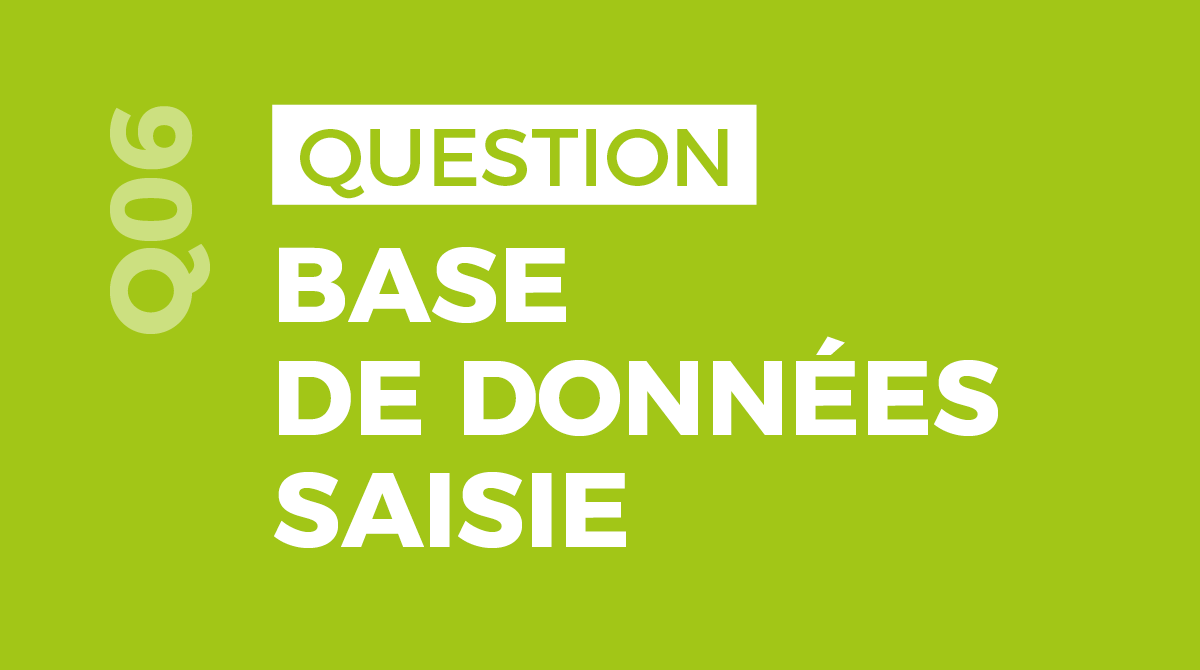 Kawacards Question Base de Données Saisie Q06